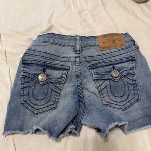 Kid True religion jean shorts size 10 kids